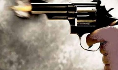 जमीन व्यवसायी को गोलियों से भुना -3 गोली पीठ पर मारने सर में मारी गोली । पूरी वारदात