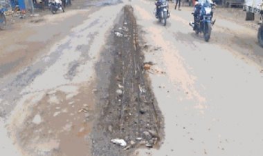 आरा : सड़क का अधूरा कार्य बना जानलेवा, रोजाना घंटों लग रहा जाम...