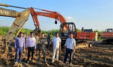 आरा : अवैध बालू खनन के खिलाफ भोजपुर जिला प्रशासन की बड़ी कार्रवाई...