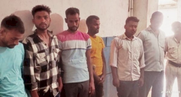 अवैध खनन के खिलाफ भोजपुर पुलिस की बड़ी कार्रवाई, सैप जवान सहित छः गिरफ्तार...