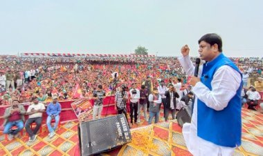 झारखंड के गढ़वा पहुंचे सहनी, कहा - निषाद मेरे लिए जाति नहीं मेरा परिवार ...