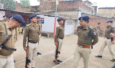 भोजपुर एसपी प्रमोद कुमार ने एक साथ किया पांच थानों का औचक निरीक्षण...