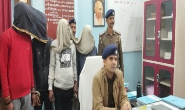 आरा : आपराधिक घटना को अंजाम देने से पहले ही हथियार के साथ चार बदमाश गिरफ्तार...