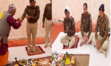 सालभर में बिहिया थाने को मिलेगा अपना नया भवन, एसपी ने किया शिलान्यास के साथ भूमि-पूजन...