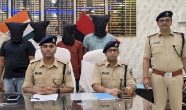 आरा : 161 KG गांजा के साथ पूर्व मुखिया समेत 4 गिरफ्तार...