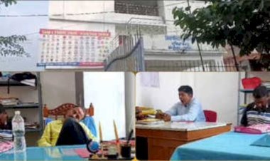 वाह! इसे कहते हैं सरकारी नौकरी, भोजपुर DTO ऑफिस में साहब की ड्यूटी पर नींद भारी...