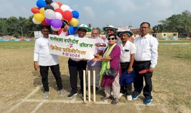 पनोरमा स्पोर्ट्स सीजन -7, क्रिकेट प्रतियोगिता का शुभारम्भ, पनोरमा ग्रुप के प्रबंध निदेशक सह अध्यक्ष "संजीव मिश्रा" ने किया उद्घाटन...