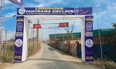 पनोरमा ग्रुप के निदेशक श्री संजीव मिश्रा ने अपने शादी के18 वें सालगिरह पर केक काटकर प्रौजेक्ट का किया लाॅचिंग.