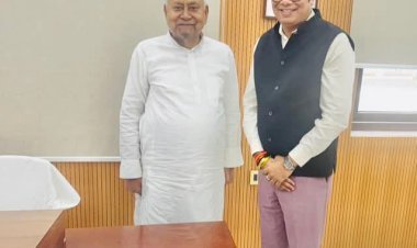 डॉक्टर संजीव कुमार  सोमवार को बिहार के मुख्यमंत्री नीतीश कुमार से मिलकर कई मुद्दों पर खुलकर चर्चा