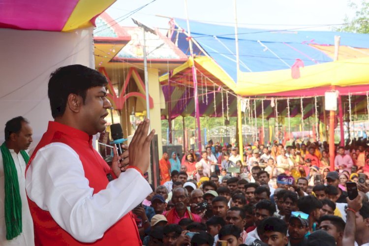 मधुबनी में वीआईपी के संस्थापक मुकेश सहनी ने कहा, भगवान भी कहते हैं, कर्म करो तब फल मिलेगा