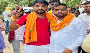 पंचायत उपचुनाव : मुखिया पद के लिए गुड्डू ने भरा पर्चा...