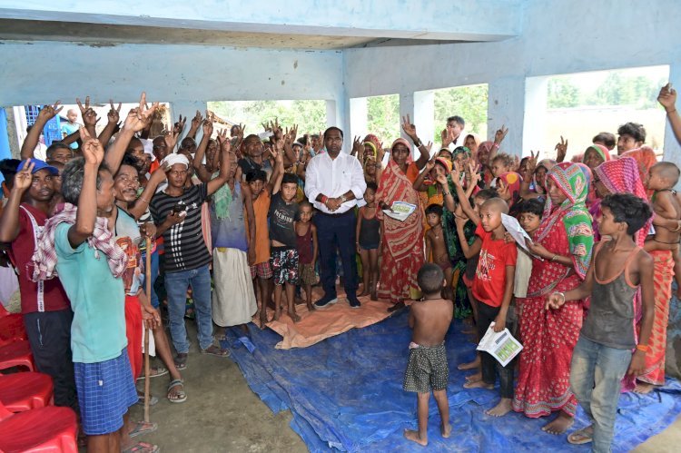 वीआईपी नेता संजीव मिश्रा ने घीवहा पंचायत में चलाया जनसंपर्क अभियान, कहा— “अब विकासहीनता नहीं, बदलाव होगा