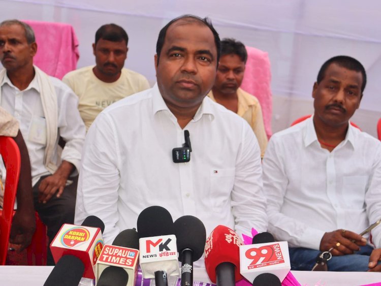 छातापुर में बढ़ते अपराध पर वीआईपी नेता संजीव मिश्रा ने जताई गहरी चिंता, कहा