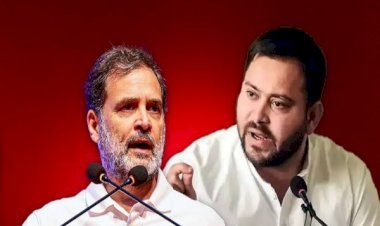 तेजस्वी ने खुद को सीएम फेस घोषित किया पर राहुल गांधी का ही साथ नहीं.. महागठबंधन में क्या चल रहा है...